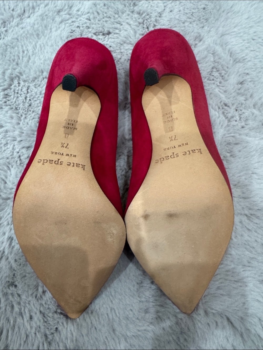 kate spade Hot Pink Pointed-Toe Stiletto Heels - Picture 4 of 5